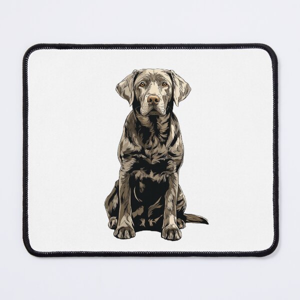 Item preview, Silver Labrador Retriever Dog Illustration Silver Lab designed and sold by whyitsme.
