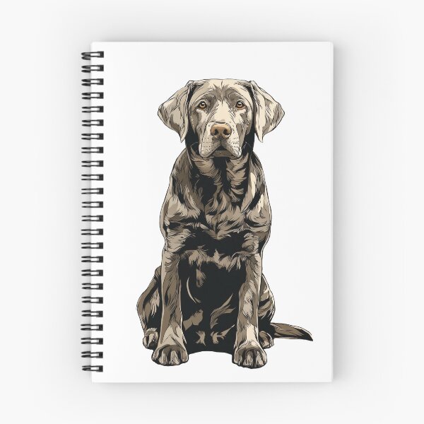 Item preview, Silver Labrador Retriever Dog Illustration Silver Lab designed and sold by whyitsme.