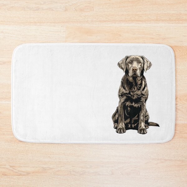 Item preview, Silver Labrador Retriever Dog Illustration Silver Lab designed and sold by whyitsme.
