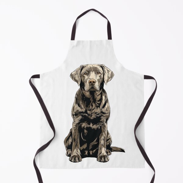 Item preview, Silver Labrador Retriever Dog Illustration Silver Lab designed and sold by whyitsme.