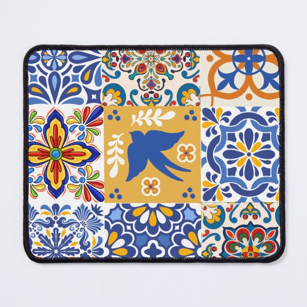 Item preview, Colorful Mexican Folk Art Talavera Tiles designed and sold by Catzelle.