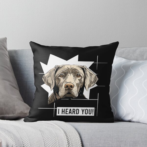 Item preview, Silver Labrador Retriever Humor I Heard You designed and sold by whyitsme.