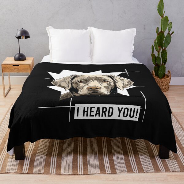 Item preview, Silver Labrador Retriever Humor I Heard You designed and sold by whyitsme.