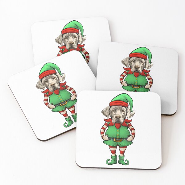 Item preview, Funny Christmas Elf Silver Labrador Retriever Dog designed and sold by whyitsme.