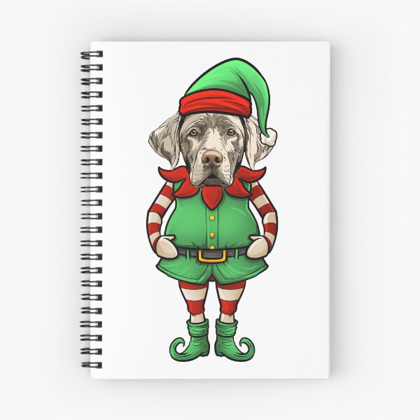 Item preview, Funny Christmas Elf Silver Labrador Retriever Dog designed and sold by whyitsme.