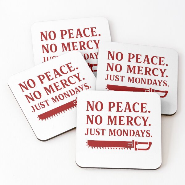 Item preview, No Peace. No Mercy. Just Mondays - Red designed and sold by Splyntpop.