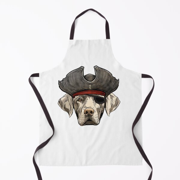 Item preview, Silver Labrador Retriever Pirate designed and sold by whyitsme.
