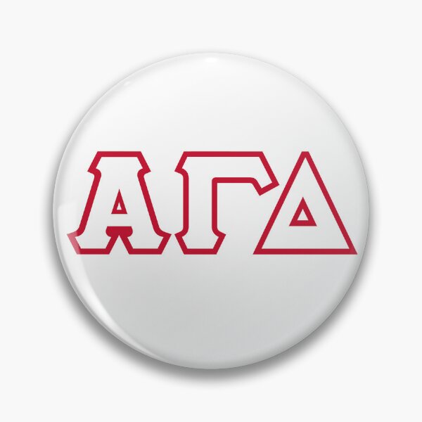 Item preview, Alpha Gam Block Letters Cut Out designed and sold by KLF Creative.