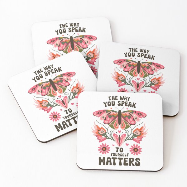 Item preview, Speak Kindly to Yourself, It Truly Matters designed and sold by happi chic.