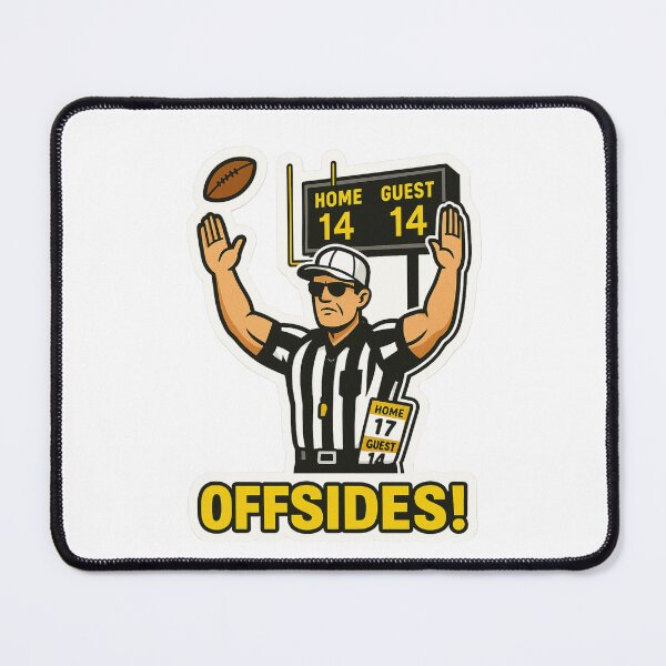 Item preview, American Football Referee Scoreboard Controversy designed and sold by CoachEkong.