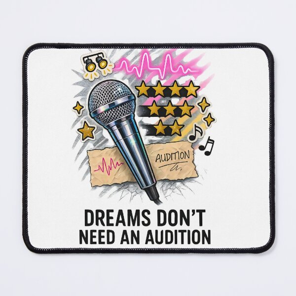 Item preview, Dreams Don’t Need an Audition - Singing Competition Inspired Design designed and sold by jakkssnugglyboutique.
