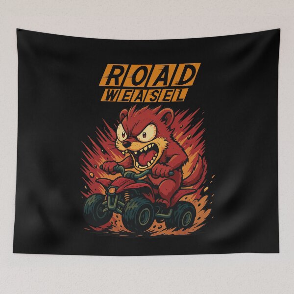 Item preview, Road Weasel designed and sold by GhoulishGraphX.