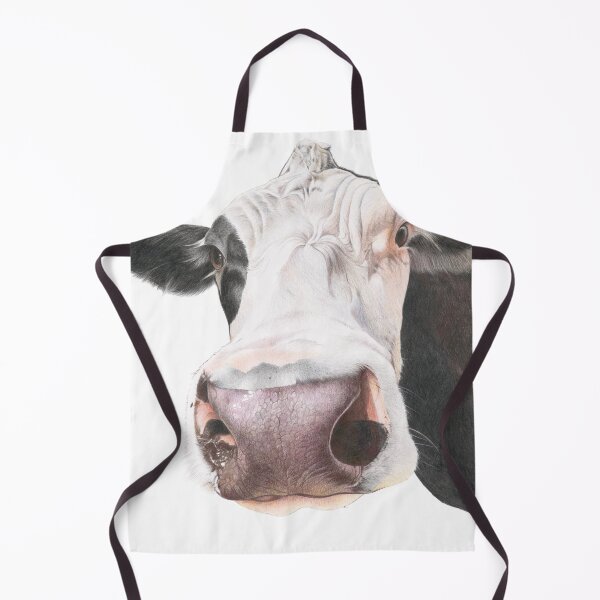 Item preview, Black and white cow, looking at you designed and sold by Joanimals .
