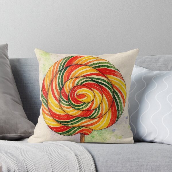 Item preview, Colorful Swirl Candy Watercolor Illustration designed and sold by Pacika.
