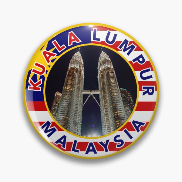 Item preview, Kuala Lumpur, Malaysia Round Emblem designed and sold by travelwitheric.
