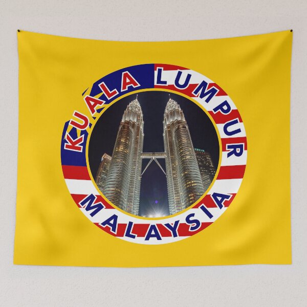 Item preview, Kuala Lumpur, Malaysia Round Emblem designed and sold by travelwitheric.