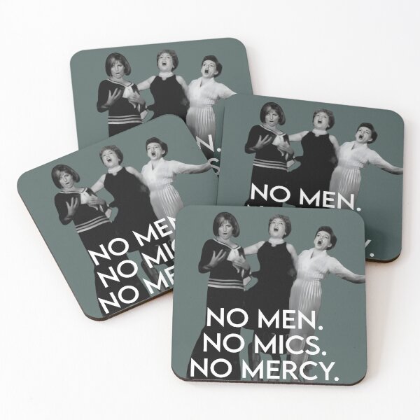 Item preview, No Men. No Mics. No Mercy. (Barbra, Ethel, Judy) designed and sold by CMooreWorx.