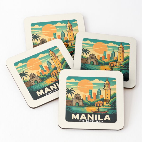 Item preview, Manila, Philippines - Intramuros & Bay Sunset designed and sold by Myra365Art.