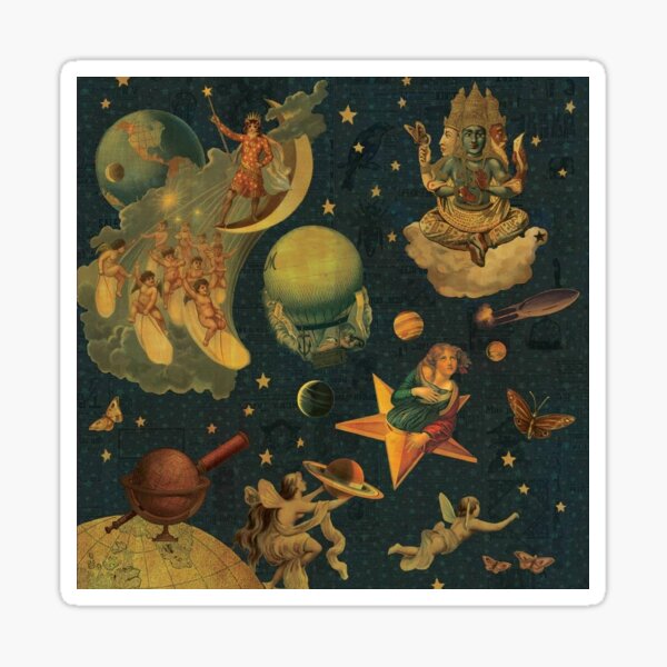 Item preview, Smashing Pumpkins Mellon Collie Cover designed and sold by ellalahuebrown.