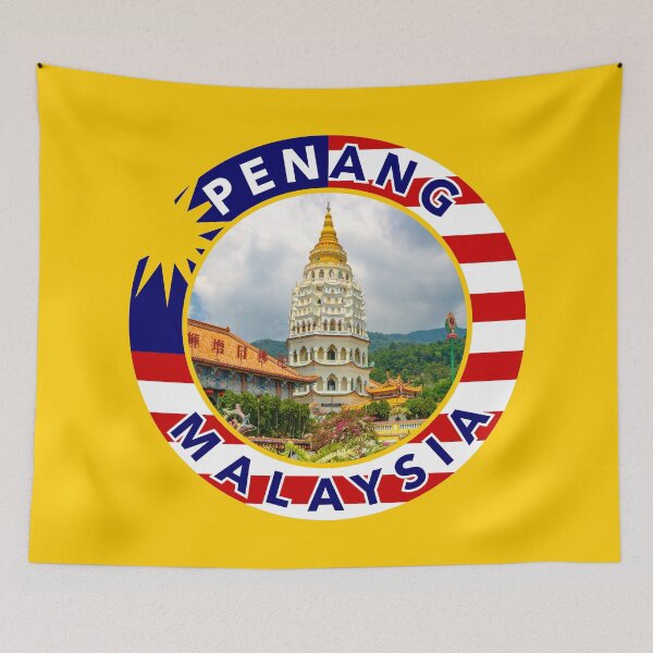 Item preview, Penang, Malaysia Round Emblem designed and sold by travelwitheric.