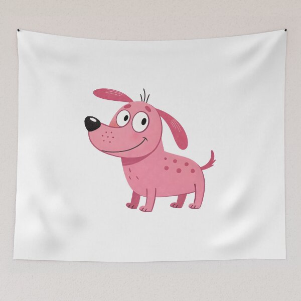 Item preview, Pink dog designed and sold by trendspatterns.