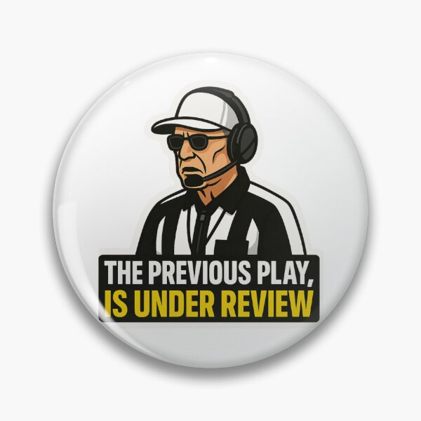 Item preview, American Football Referee The Previous Play is Under Review designed and sold by CoachEkong.