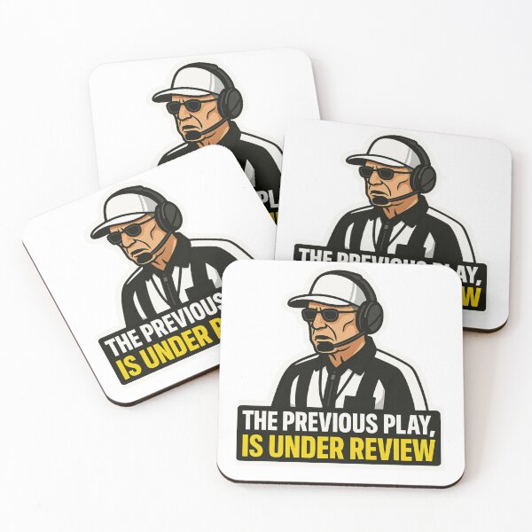 Item preview, American Football Referee The Previous Play is Under Review designed and sold by CoachEkong.