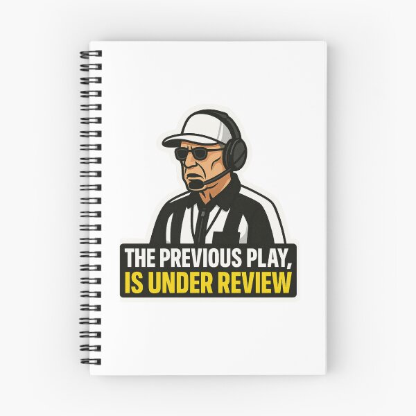 Item preview, American Football Referee The Previous Play is Under Review designed and sold by CoachEkong.
