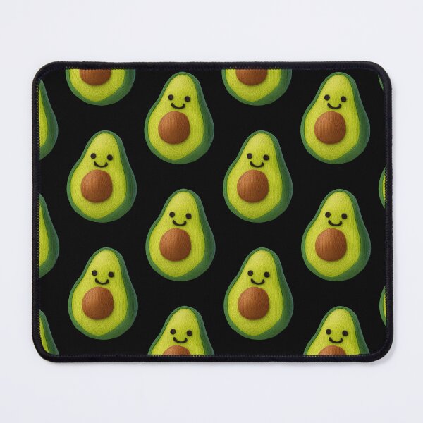 Item preview, embroidery art of a smiling avocado designed and sold by optimusprime39.