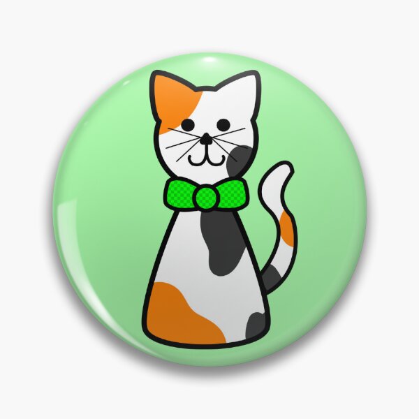 Item preview, Calico Cat With Green Bow Tie designed and sold by Laura-Rosa.