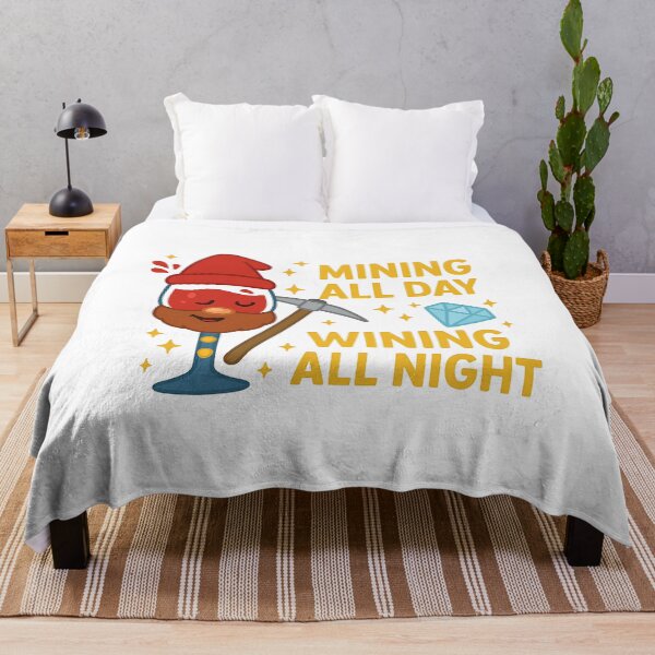 Item preview, Mining All Day Wining All Night designed and sold by 93-Store.