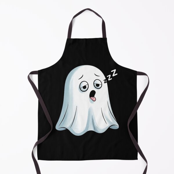 Item preview, Exhausted Sleepy Cute Ghost – Funny Lazy Spirit Cartoon designed and sold by Taans-Creation.