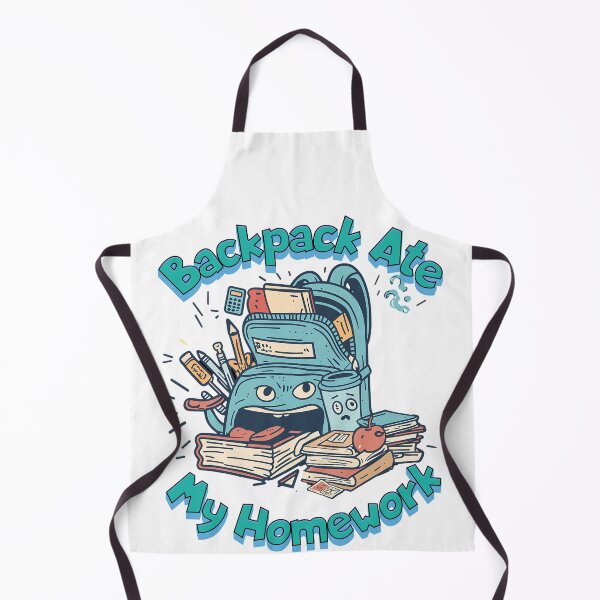 Item preview, My Backpack Ate My Homework Funny School Humor T-Shirt | Student Life Stress Gift designed and sold by VueArts.