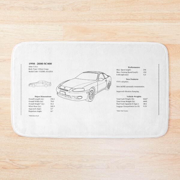 Item preview, Lexus SC400 Specs designed and sold by LongSpicy2.