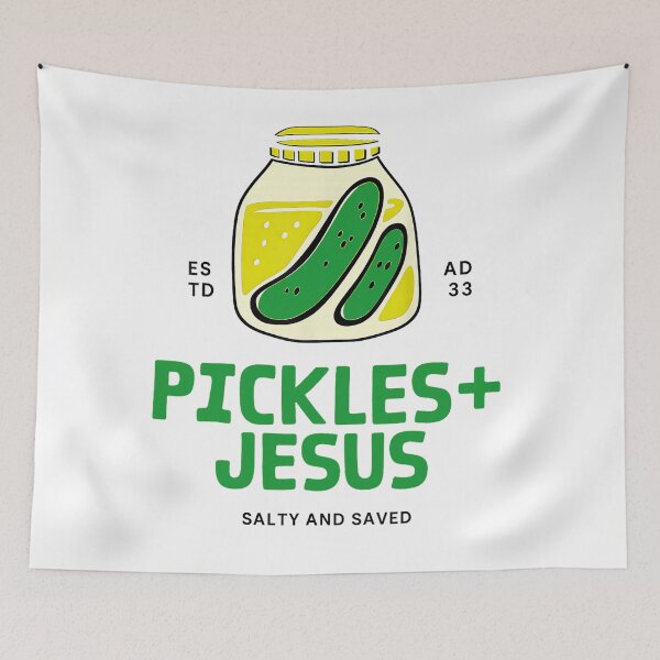Item preview, Pickles Jesus Salty And Saved designed and sold by Frizz-Nie.