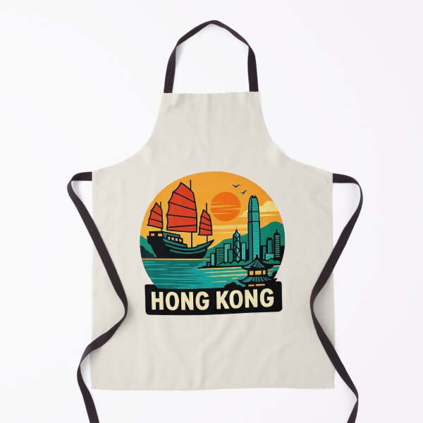 Item preview, Hong Kong - Harbor Sunset Skyline designed and sold by Myra365Art.