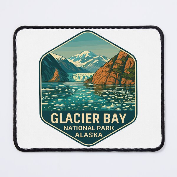 Item preview, Glacier Bay National Park Retro Alaska Sticker designed and sold by Ismeal Von.