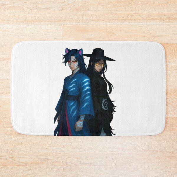 Item preview, Moonlit Tiger and Crow – Fantasy Warrior Duo designed and sold by Zaida099.