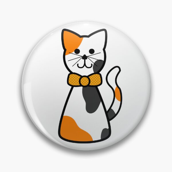 Item preview, Calico Cat With Orange Bow Tie designed and sold by Laura-Rosa.