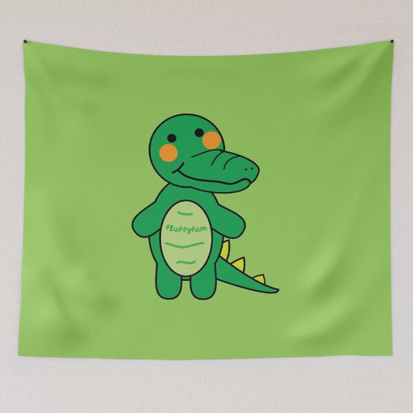 Item preview, Cute alligator plush style designed and sold by fluffyfamcraft.