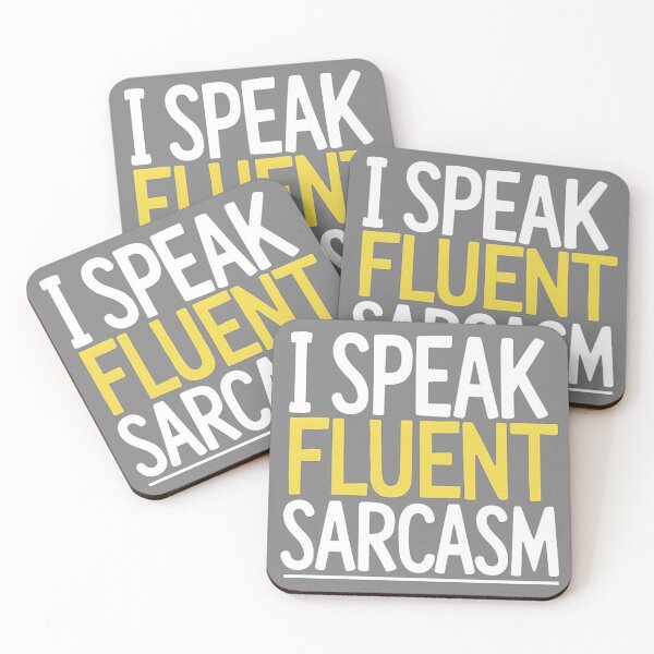 Item preview, I Speak Fluent Sarcasm – Funny Bold Quote Design designed and sold by StudioBy-ColorNest.