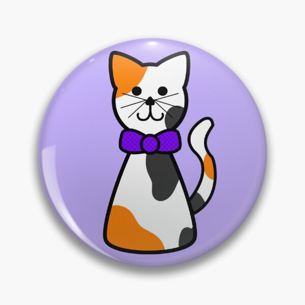 Item preview, Calico Cat With Purple Bow Tie designed and sold by Laura-Rosa.
