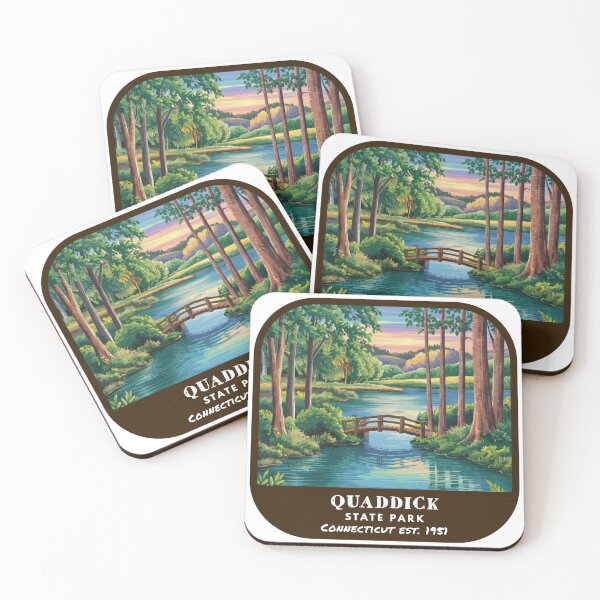 Item preview, Vintage Quaddick State Park (Connecticut State Park) designed and sold by RabbitK.