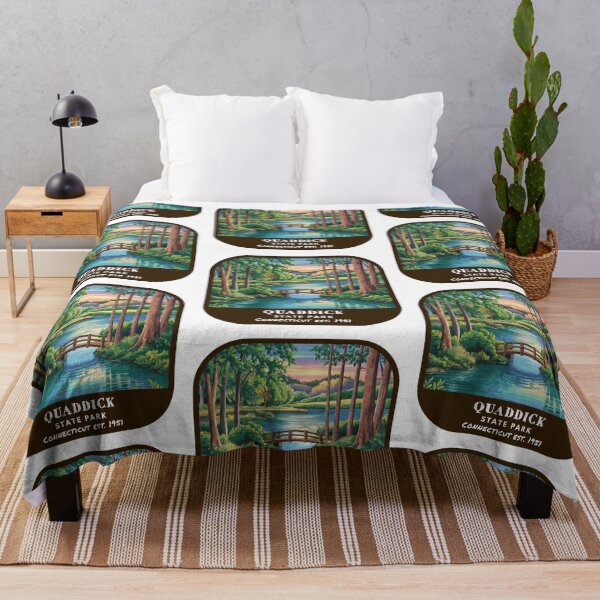 Item preview, Vintage Quaddick State Park (Connecticut State Park) designed and sold by RabbitK.