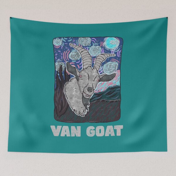 Item preview, vincent van goat designed and sold by crestfallenmermaid.