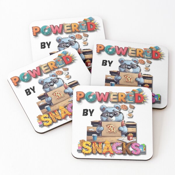 Item preview, POWERED BY SNACKS designed and sold by SETCreations.