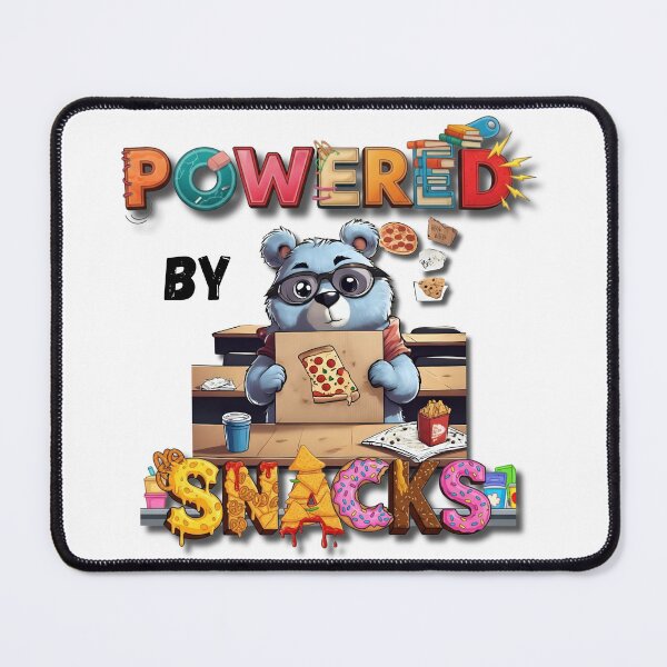 Item preview, POWERED BY SNACKS designed and sold by SETCreations.