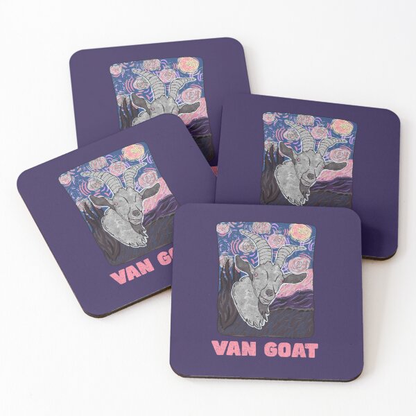 Item preview, vincent van goat - pink text designed and sold by crestfallenmermaid.
