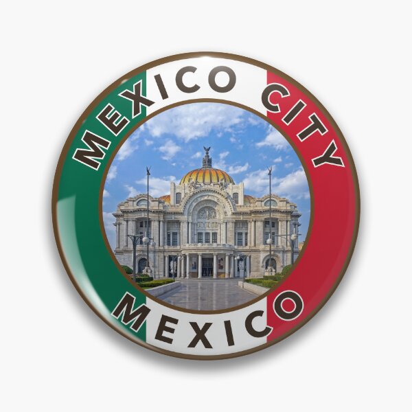 Item preview, Mexico City Round Emblem designed and sold by travelwitheric.