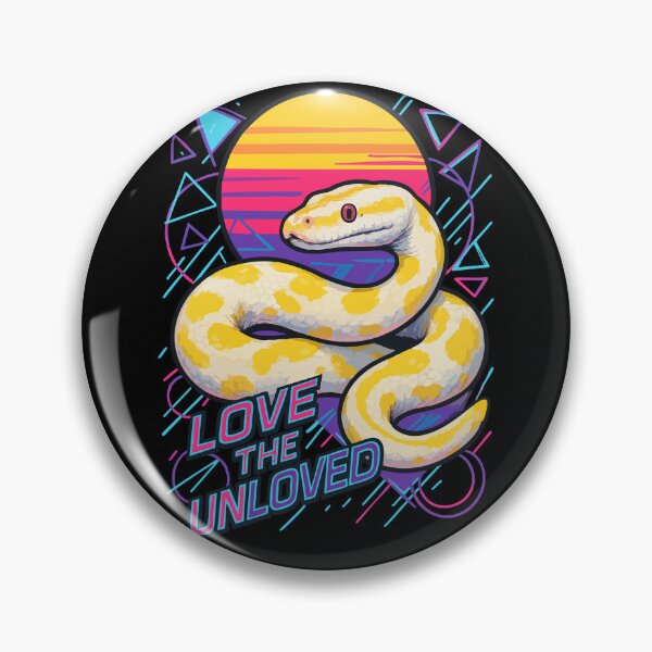 Item preview, Love The Unloved Python Snake Retro Vaporwave designed and sold by TomFrontierArt.